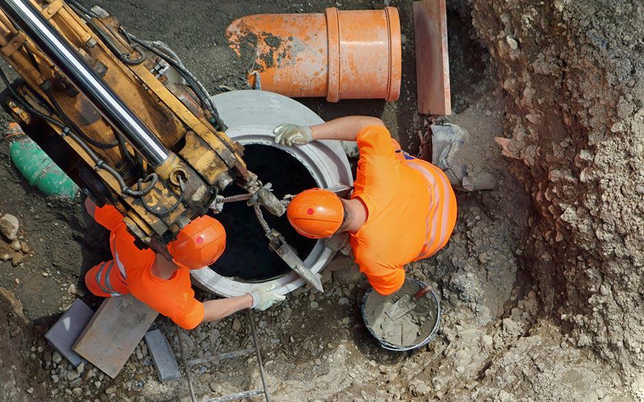 canalisation assainissement Montigny-le-Bretonneux